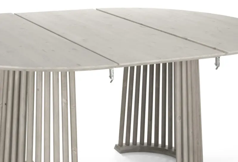 Kaisa pyöreä ruokapöytä 115cm, harmaa - Image 10