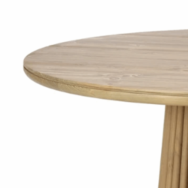 Elina pyöreä ruokapöytä 130cm, antiikinruskea - Image 7