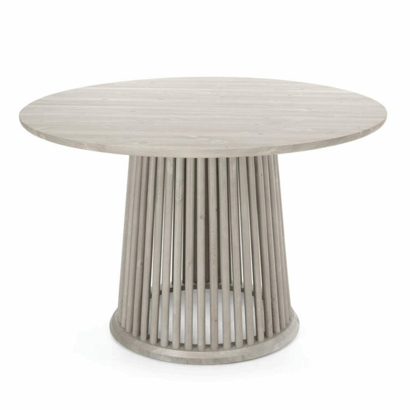 Kaisa pyöreä ruokapöytä 115cm, harmaa