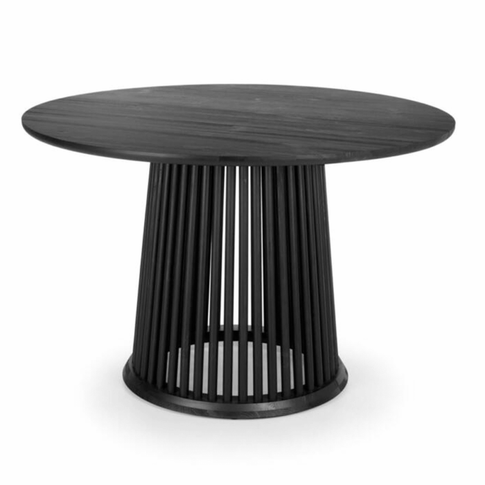Kaisa pyöreä ruokapöytä 115cm, musta