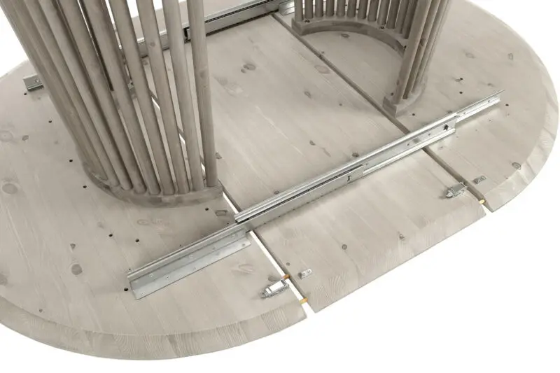 Kaisa pyöreä ruokapöytä 115cm, harmaa - Image 7