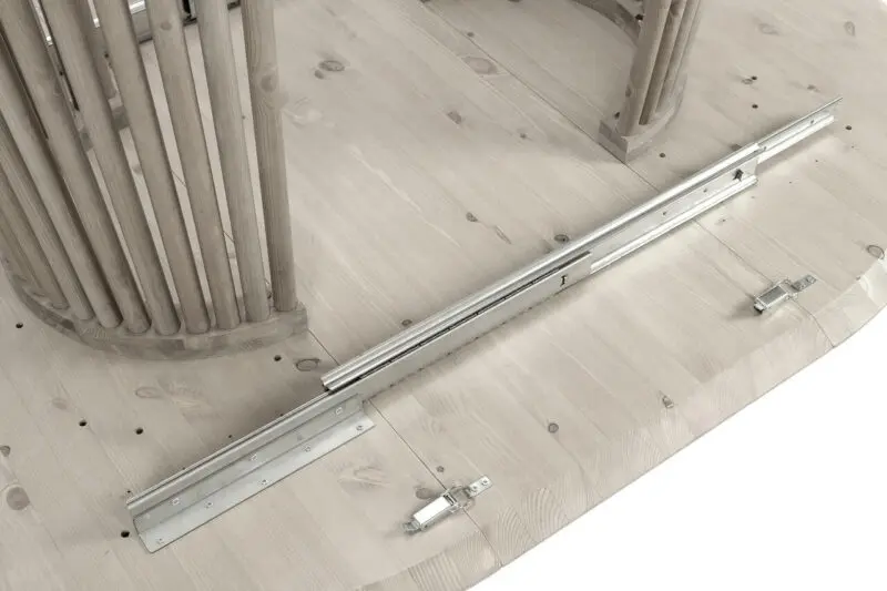 Kaisa pyöreä ruokapöytä 115cm, harmaa - Image 6