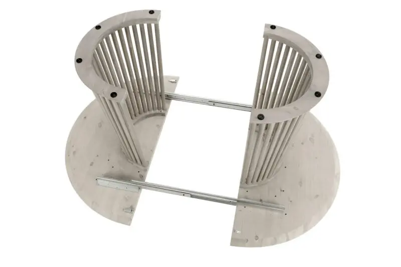 Kaisa pyöreä ruokapöytä 115cm, harmaa - Image 4