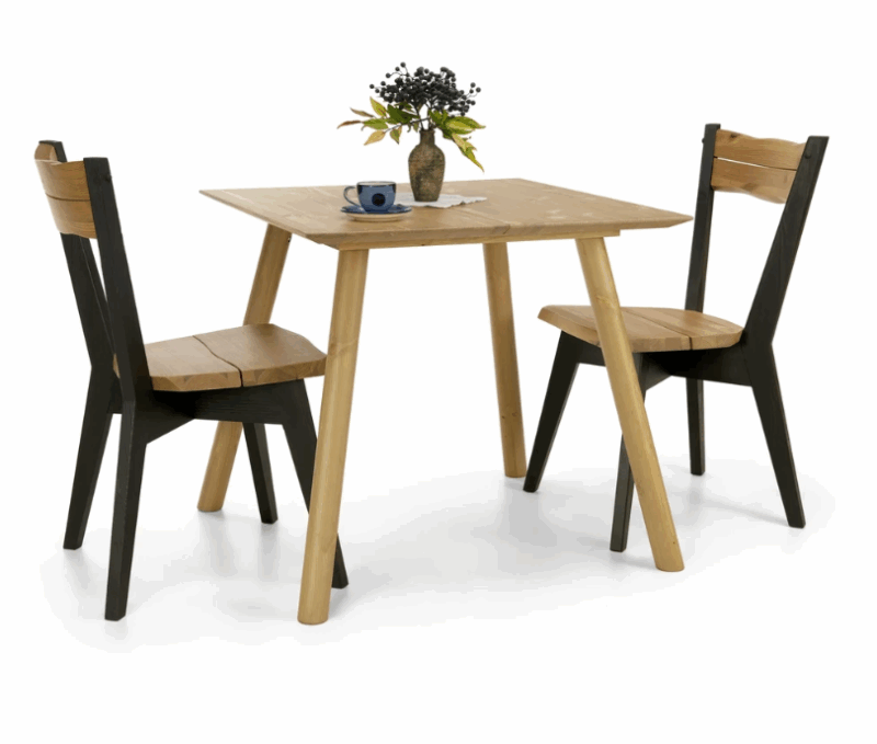 Palma ruokapöytä 80x80cm, eri värejä - Image 5