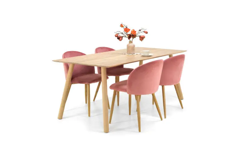 Palma ruokapöytä 90x140cm, eri värejä - Image 2