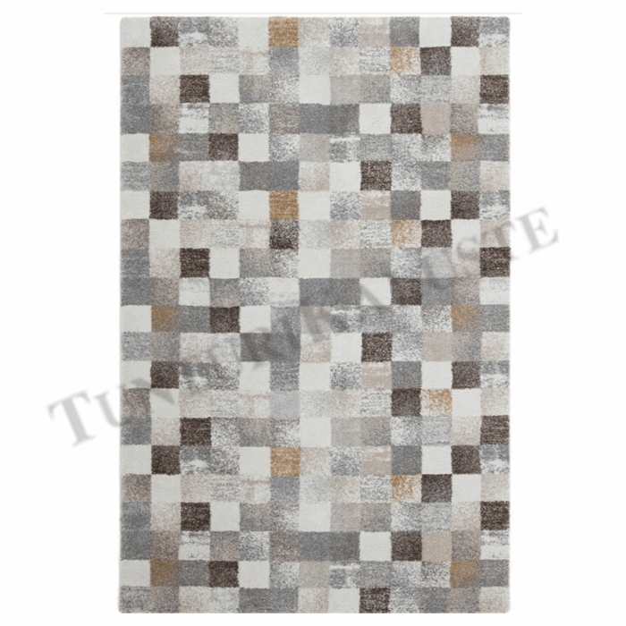 Chess nukkamatto grey/creme