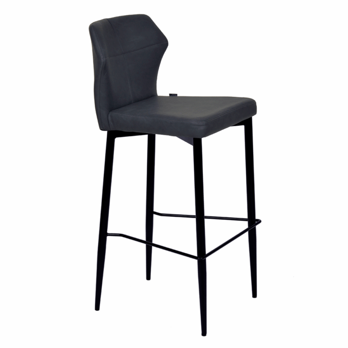 Runa baarituoli korkea, musta