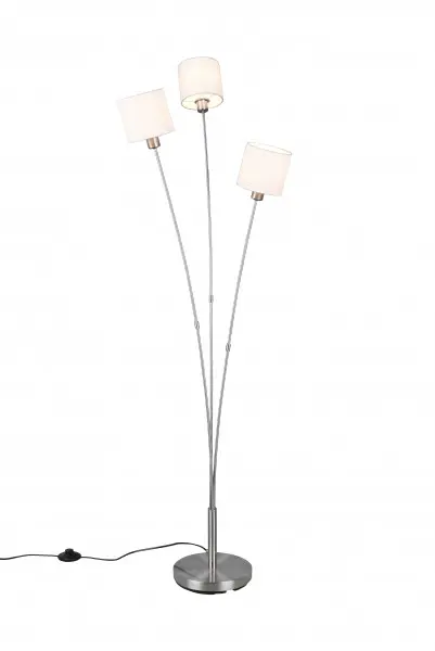 Lattiavalaisin Tommy kromi/valkoinen 3xE14