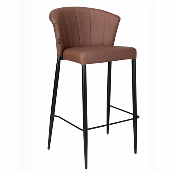 Thor baarituoli korkea, konjakinruskea