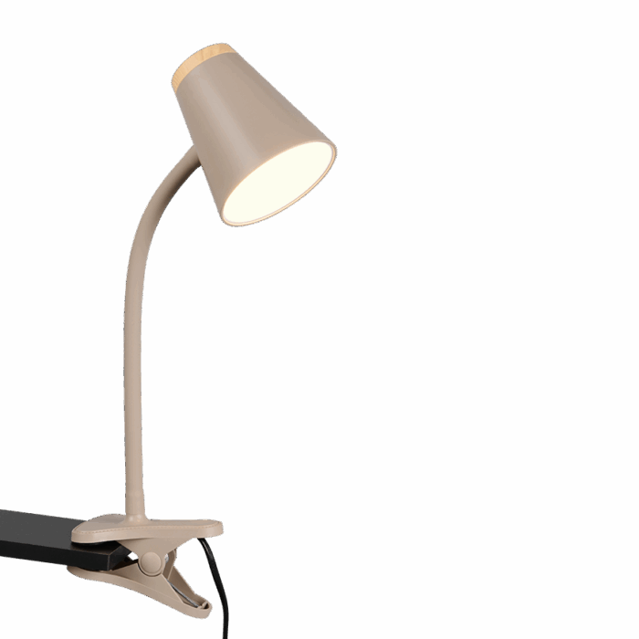 Klipsivalaisin Pongo beige