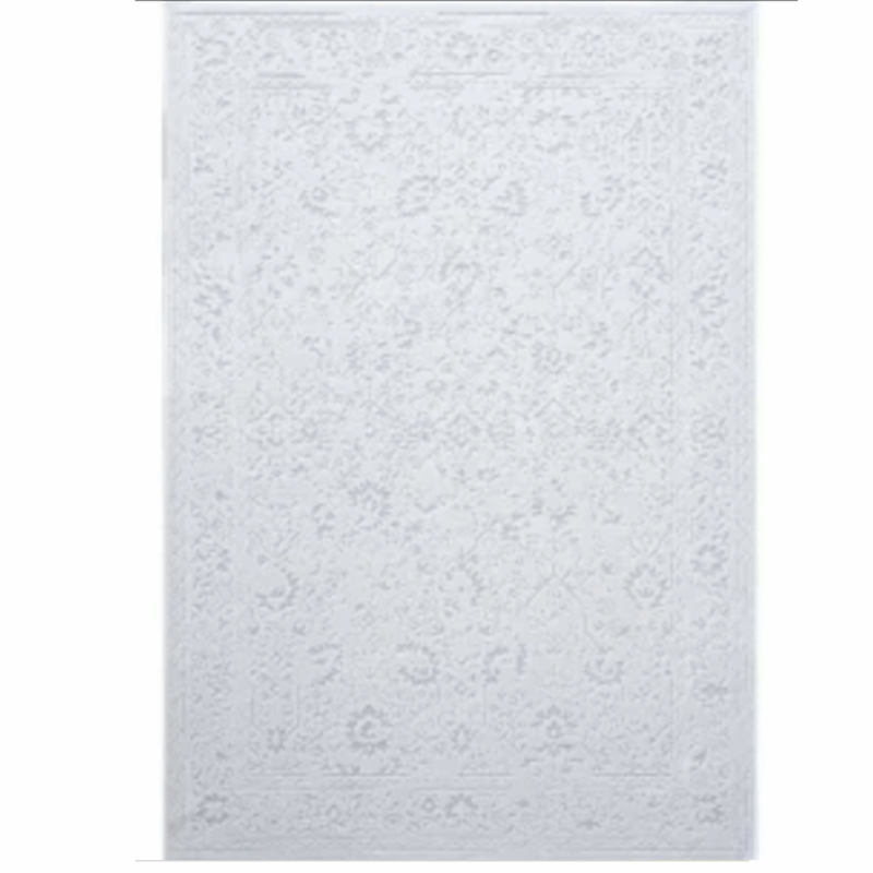 Viskoosimatto Elisabeth, valkoinen