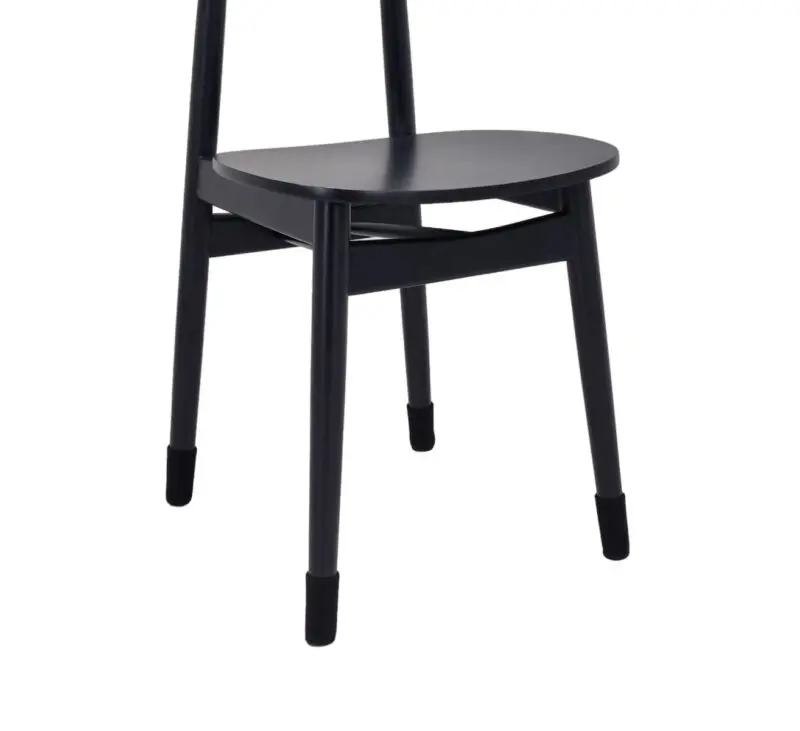 Huonekalusukka musta 4 kpl/pss - Image 4