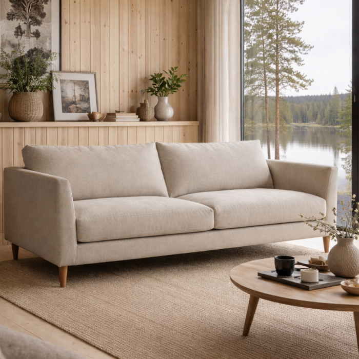 Unico Kelo 3-istuttava (232cm), kampanjaväri 04 Pearl