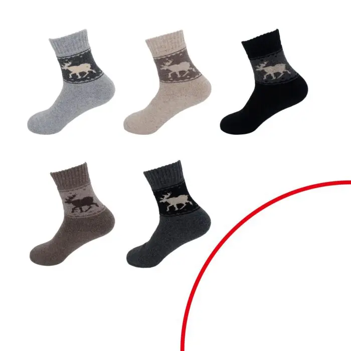 Cashmera hirvi sukka lajitelma 3kpl/pkt