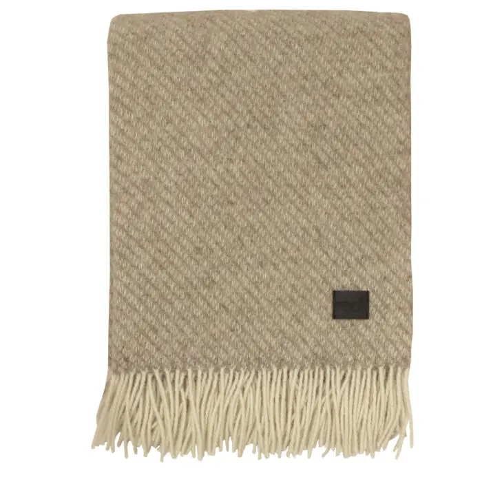 Torkkupeitto Aukland 130x170cm beige/valkoinen