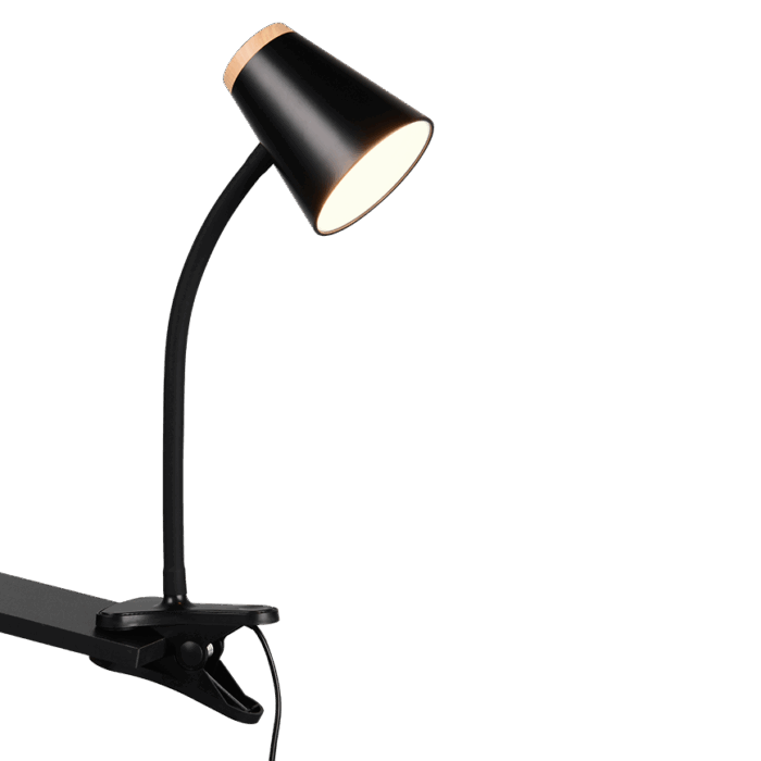 Klipsivalaisin Pongo musta