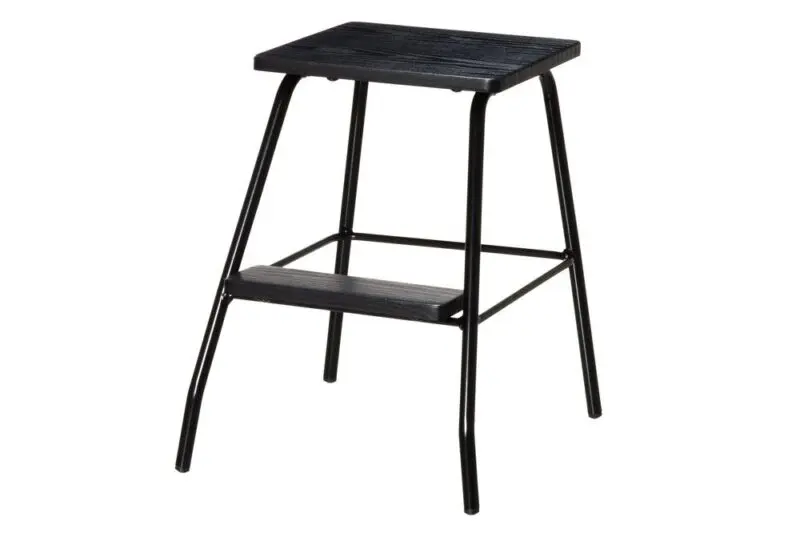 Tarmo porrasjakkara 2 tasoa musta