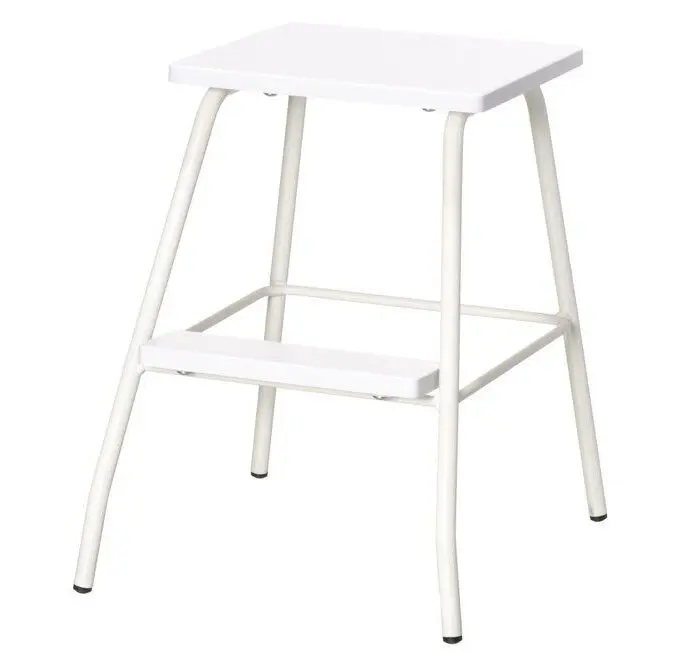 Tarmo porrasjakkara 2 tasoa valkoinen