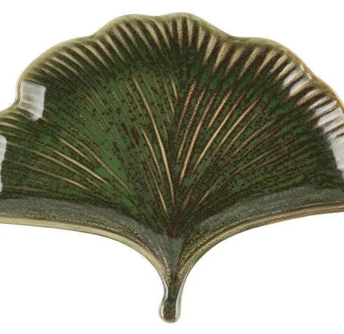 Tarha lautanen lehti Oliivi 26x20cm