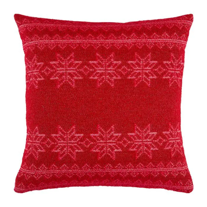 Tyynynpäällinen Joulutähti 55x55cm punainen
