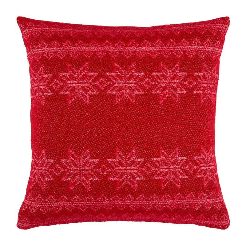 Tyynynpäällinen Joulutähti 55x55cm punainen