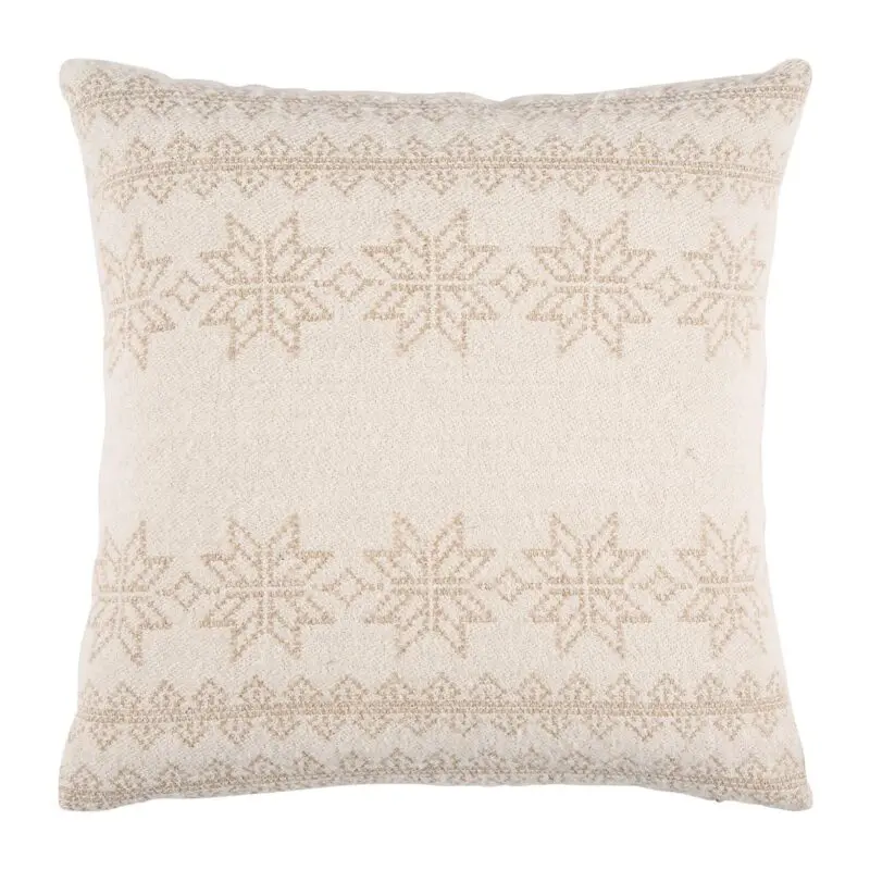Tyynynpäällinen Joulutähti 55x55cm beige