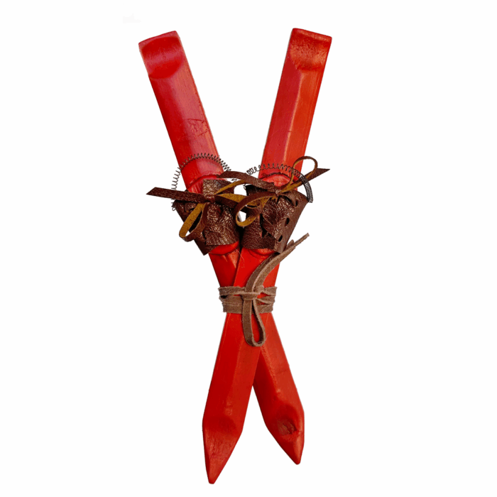 Sisustussukset 22cm punainen