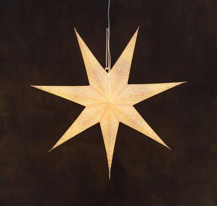 Paperitähti valkoinen 75 cm