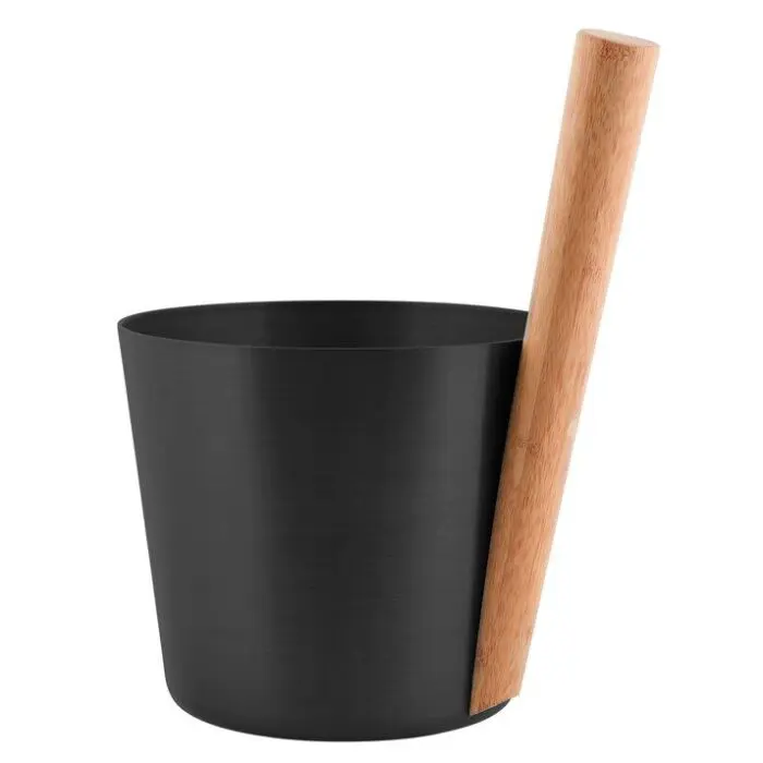 Saunakiulu alumiini musta