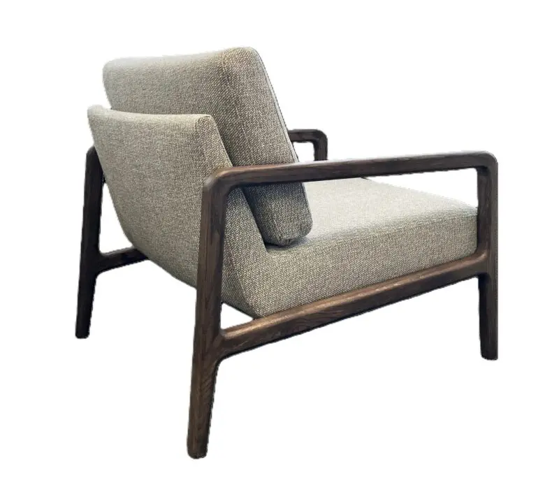 Stella nojatuoli puukäsinojilla smoked oil - Image 3