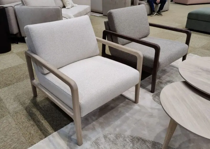 Stella nojatuoli puukäsinojilla smoked oil - Image 4