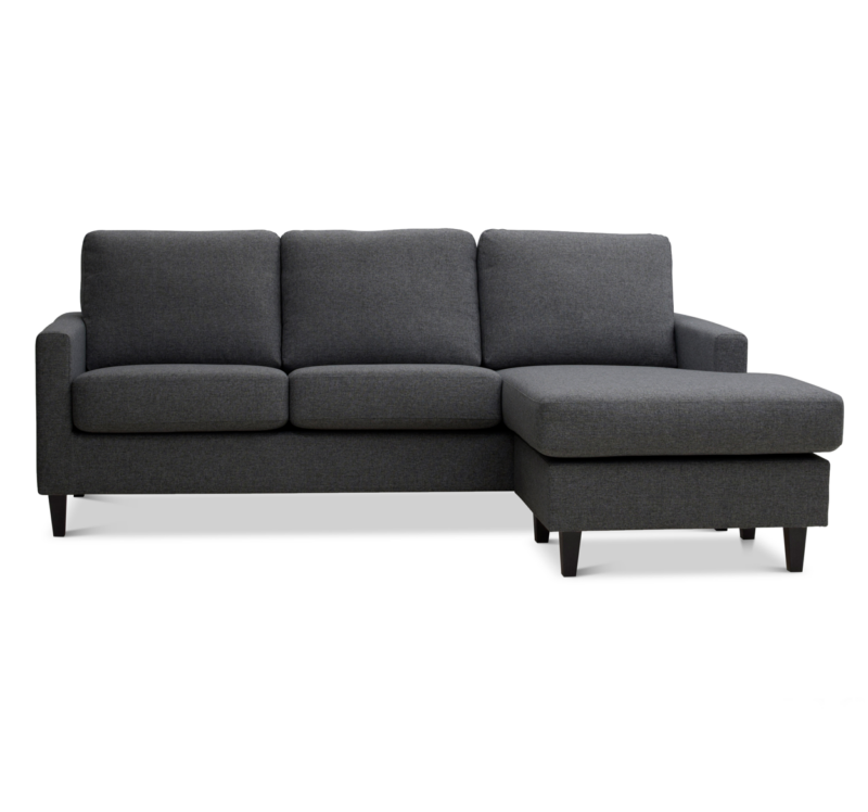 Oliver divaanisohva, tummanharmaa - Image 2