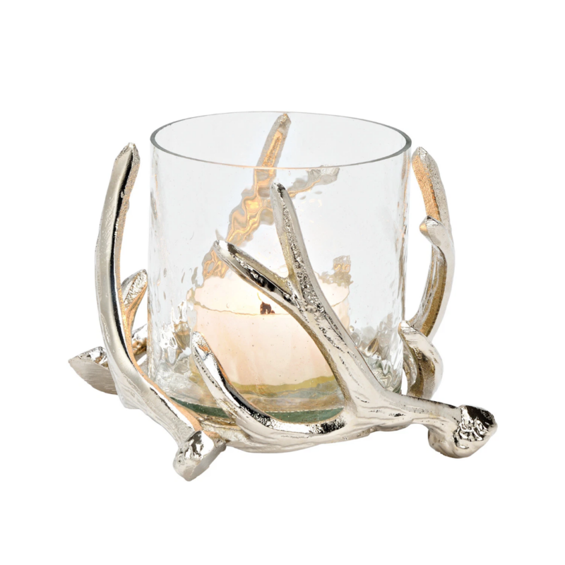 Lyhty Sarvet hopea 15x10x15cm