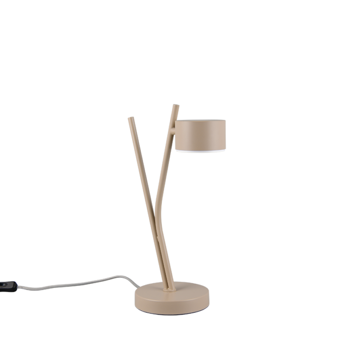 Pöytävalaisin Coda metalli lämmin beige