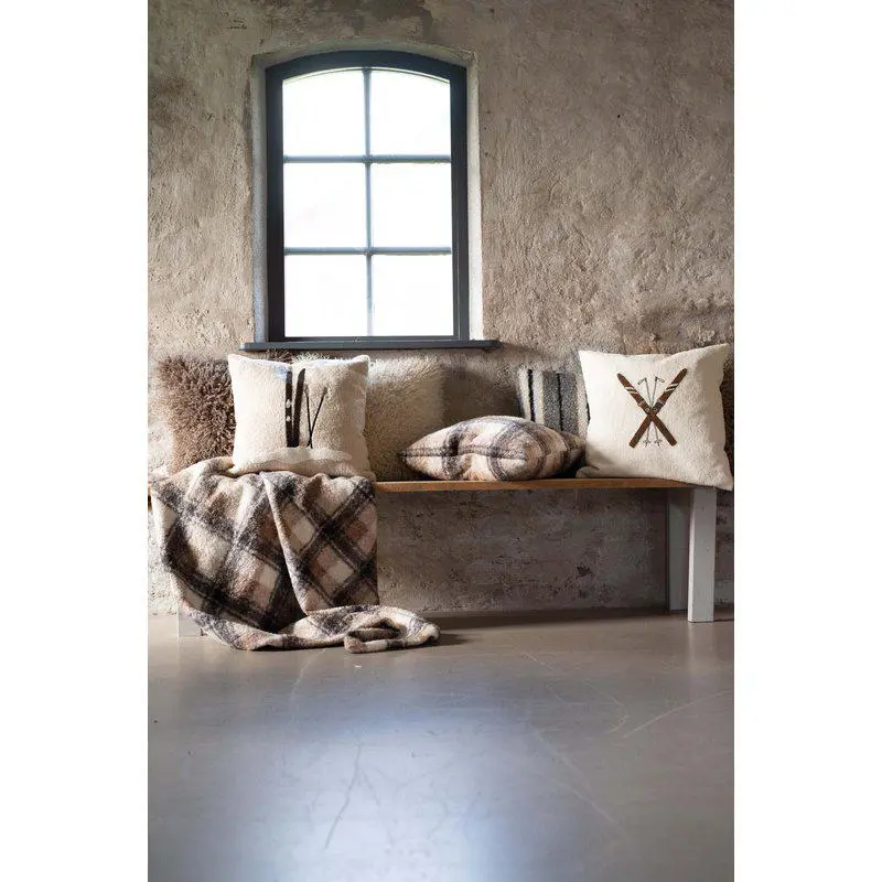 Tyynynpäällinen Ski 48x48 offwhite - Image 2
