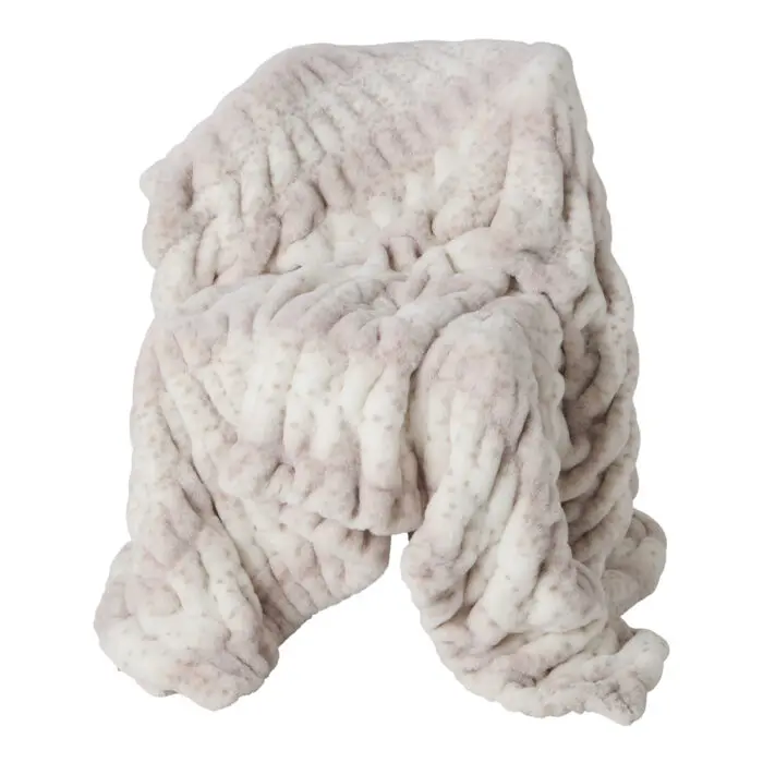 Skinnwille Luna blanket M lumi 120x180 cm