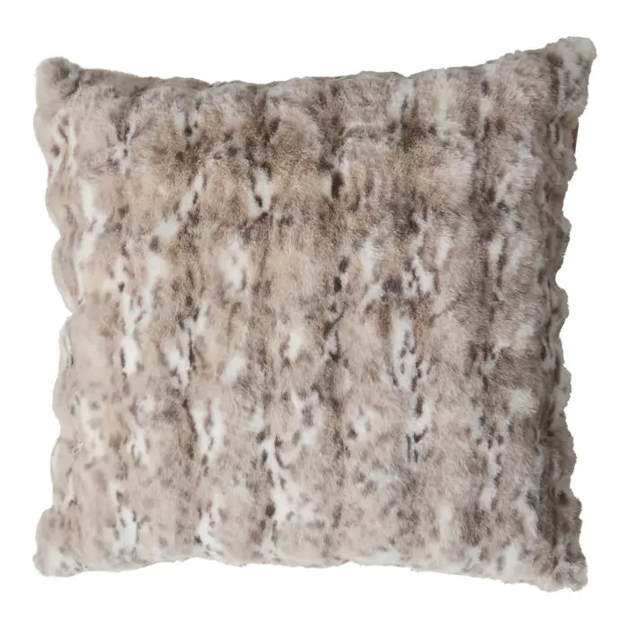 Skinnwille Nika tyyny XL lumileopardi 65x65cm