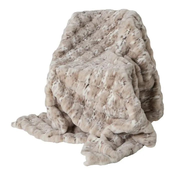 Skinnwille Nika blanket L Lumileopardi 140x220 cm