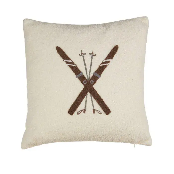 Tyynynpäällinen Ski 48x48 offwhite
