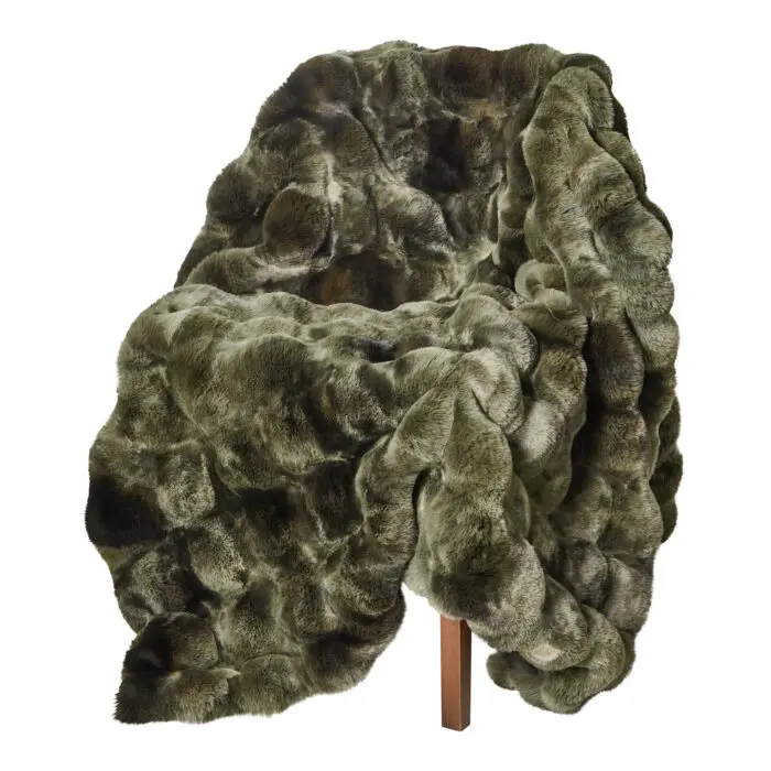 Skinnwille Misty blanket L Forest 140x220 cm