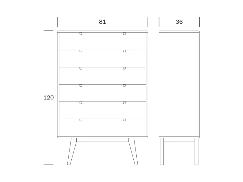Notte laatikosto, luonnoväri - Image 4