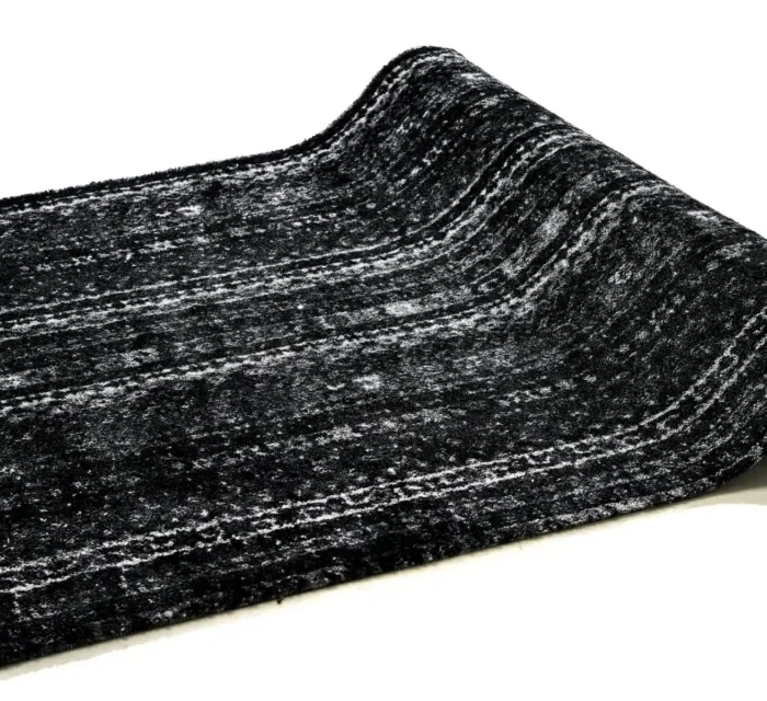 Kashmir-käytävämatto, musta