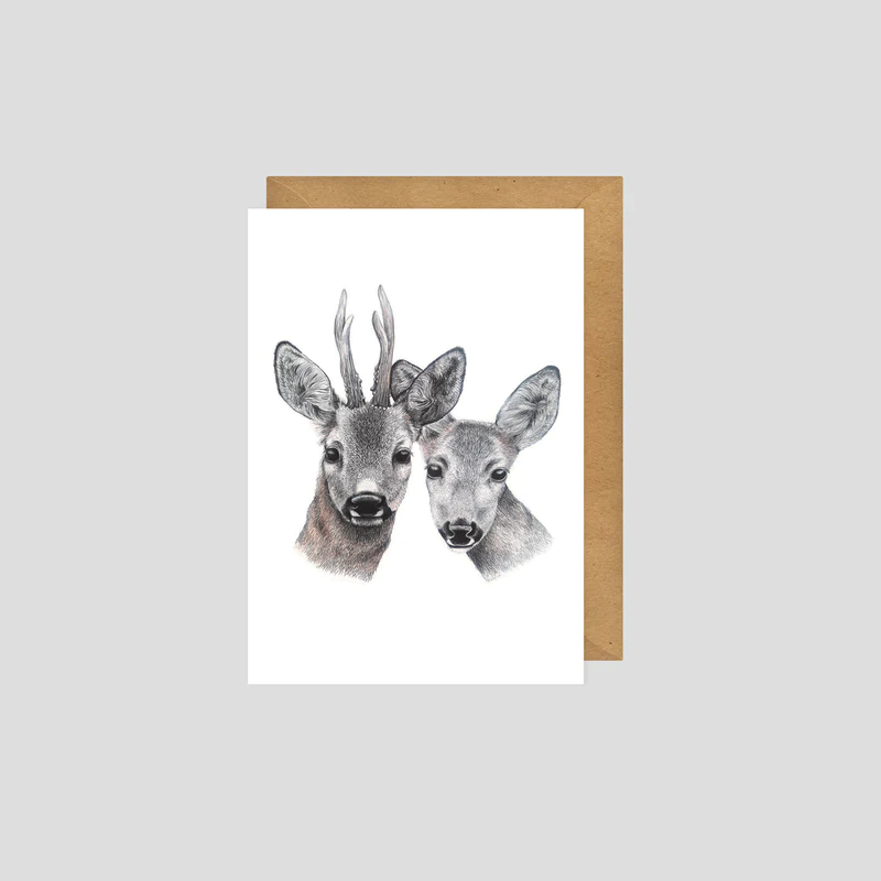 postikortti + kirjekuori Gustav ja Veronica