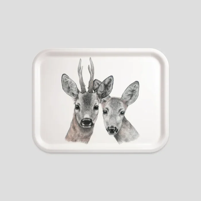 Tarjotin Gustav ja Veronica 43x33cm