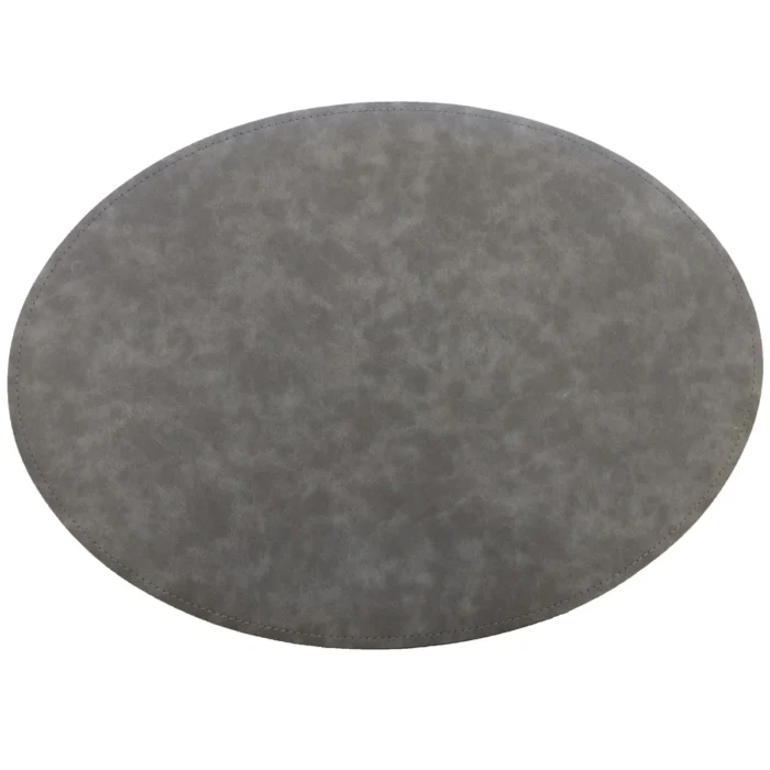 Pöytätabletti Vejby ovaali "nahka" grafiitinharmaa