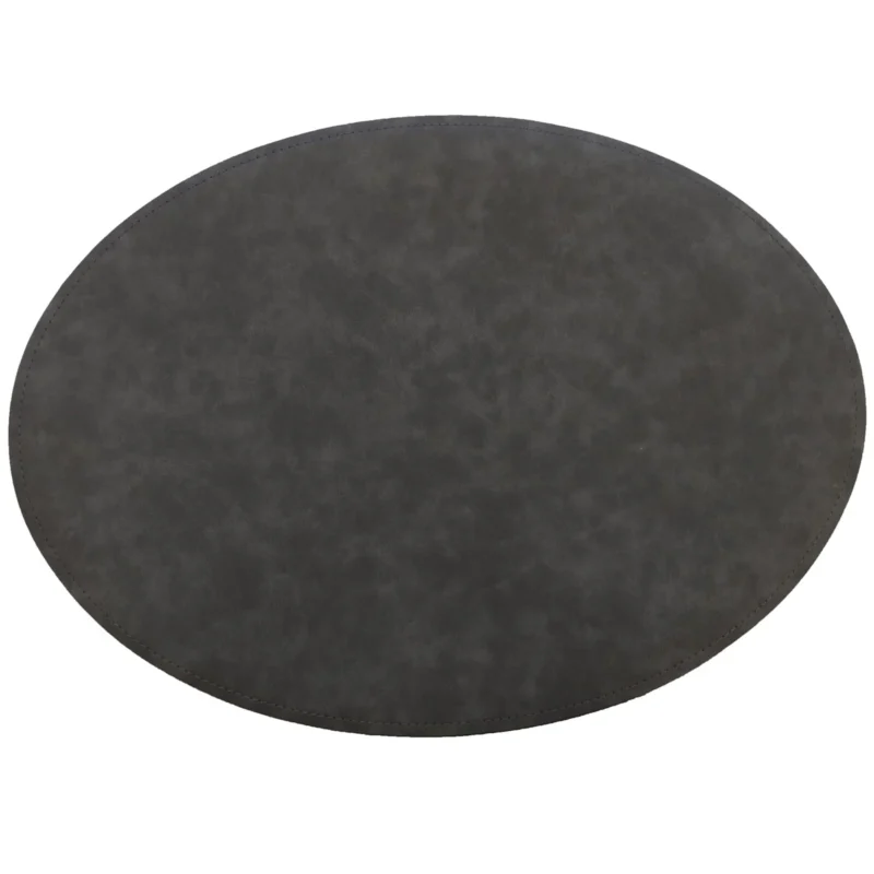 Pöytätabletti Vejby ovaali "nahka" musta