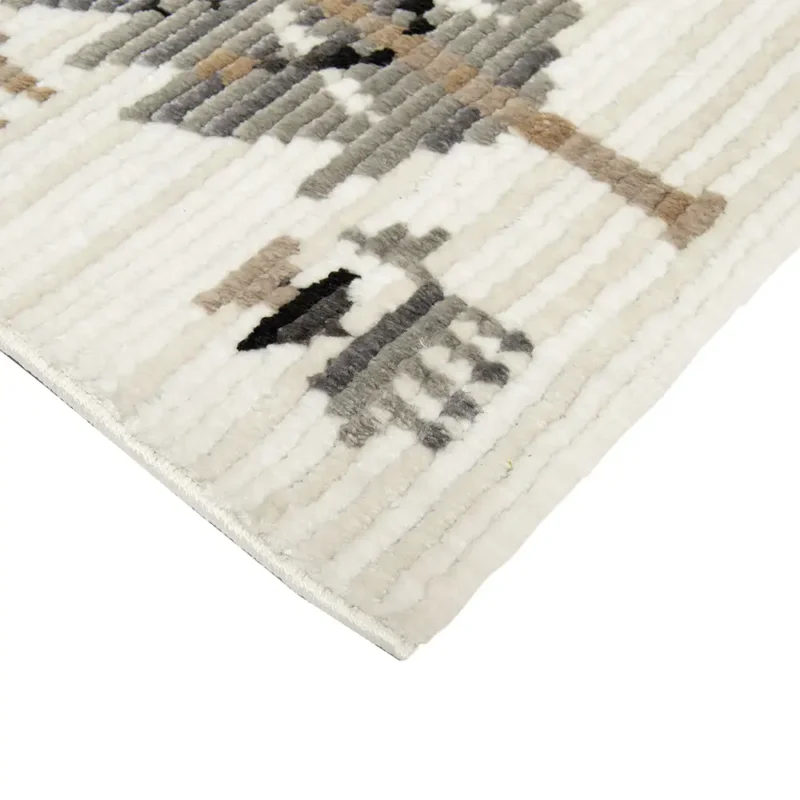 Kanerva nukkamatto beige-harmaa 133x190cm - Image 5