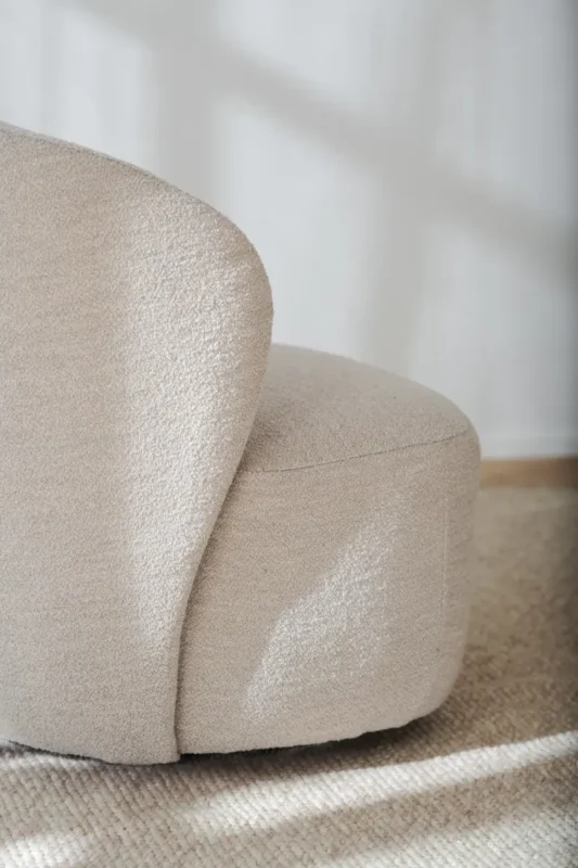 Rowico Roselawn pyörivä nojatuoli light beige - Image 6