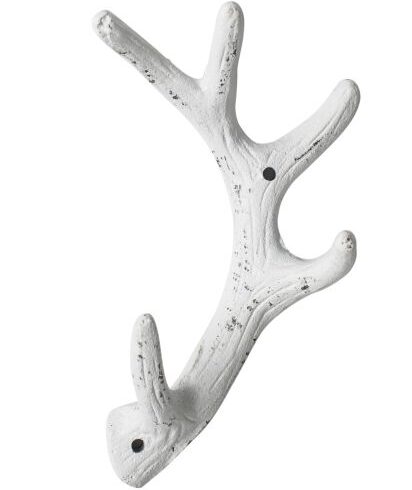 Sarvinaulakko valkoinen 16x10cm valurauta
