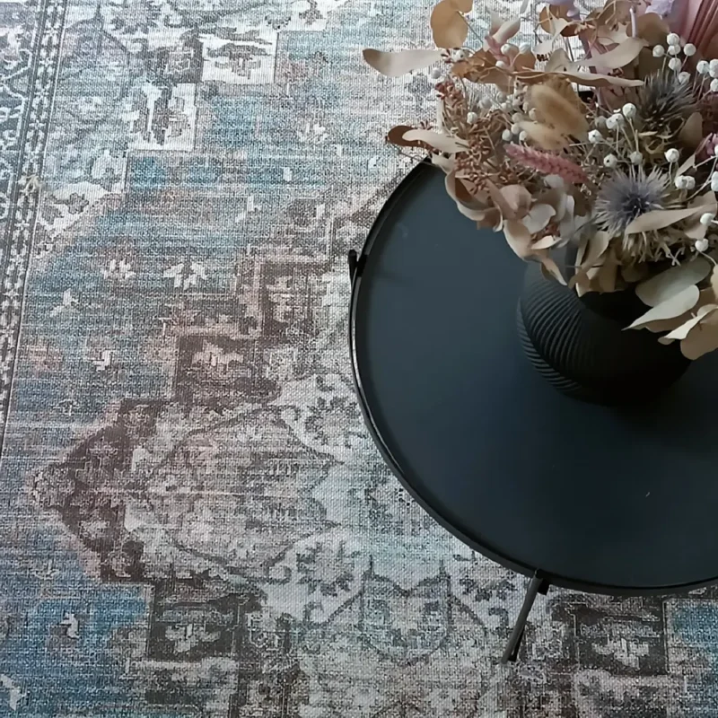 Zahra itämainen matto, vaaleansininen - Image 5